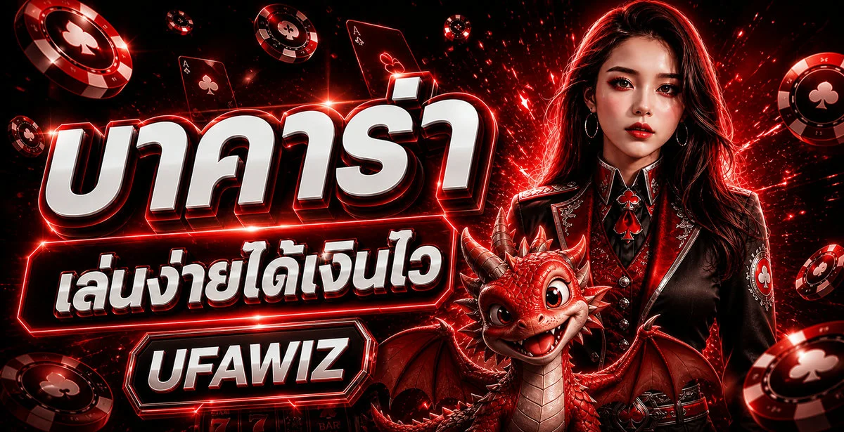 UFAWIZ บาคาร่าออนไลน์ เล่นง่ายได้เงินไว โต๊ะสดถ่ายทอด HD